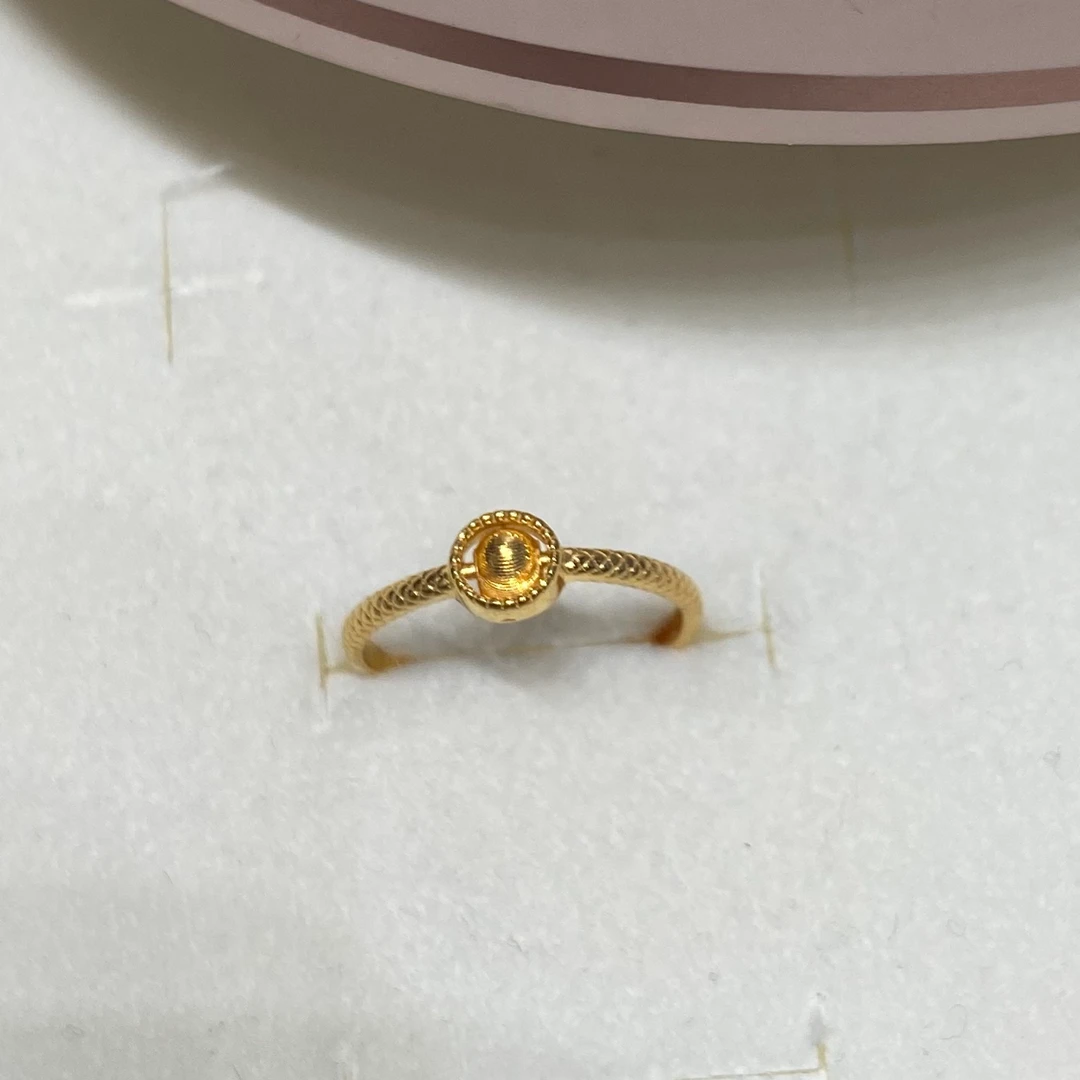 【小鑫黄金甄选】足金999时来运转猫眼转运珠戒指 2.34g