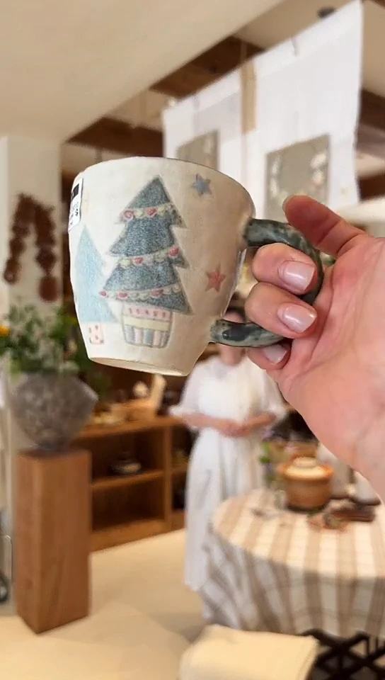 李****。茶道摆件0000圣诞树杯子3010