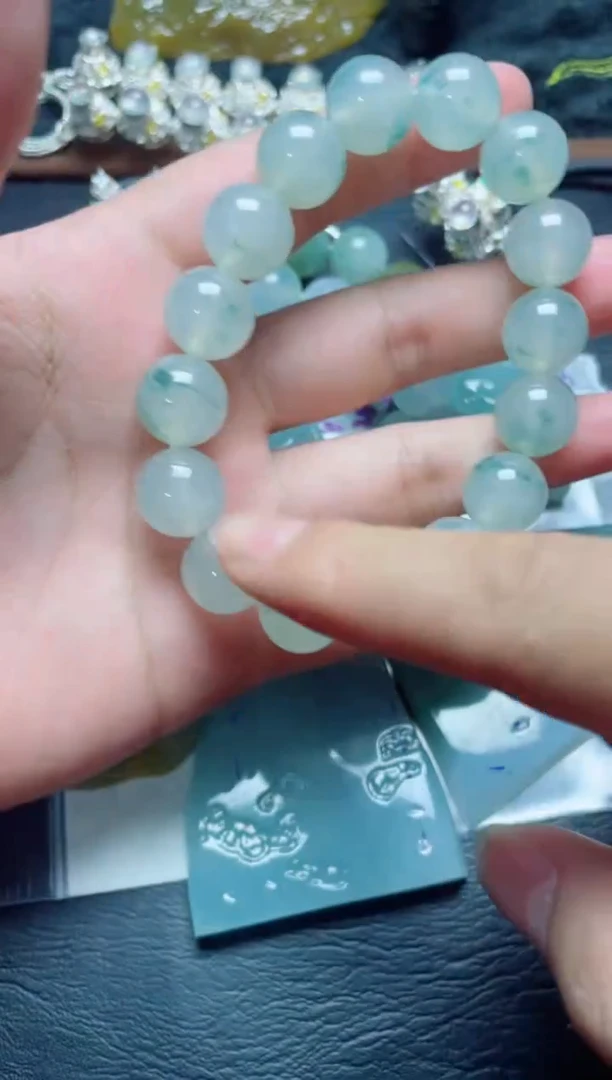 未镶嵌定制翡翠天然翡翠珠串