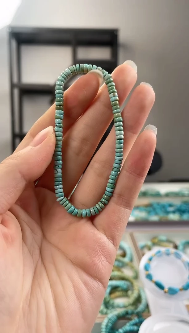 【闪购商品】绿松石珠宝奇石未镶嵌4.2+mm