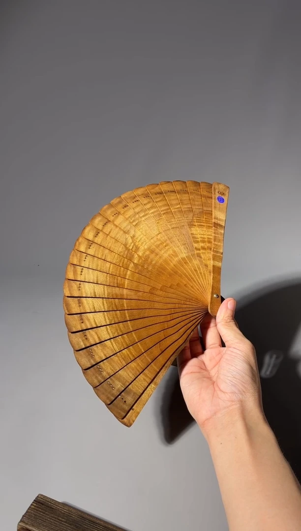 其他楠木（金丝楠）前*127号18cm小叶桢楠扇子