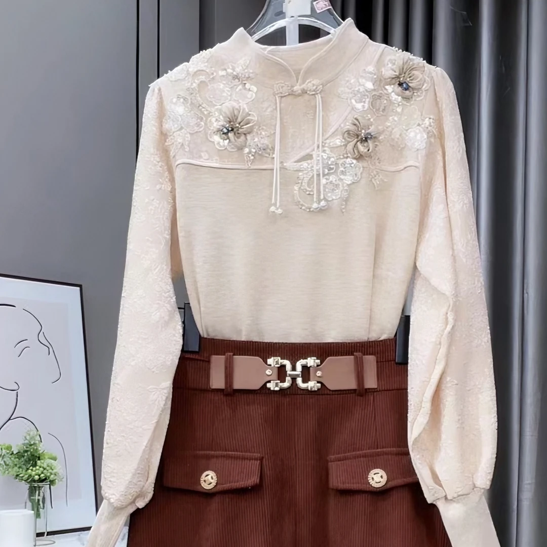 【芙娜妮轻奢】 春季新时尚气质风轻奢气质显瘦潮上衣F2310180A