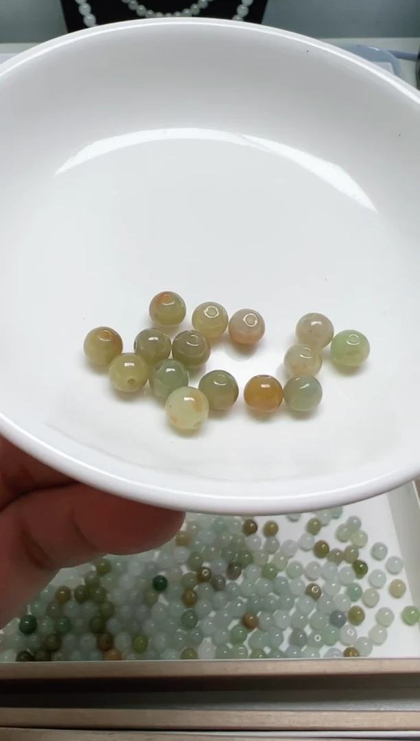 散珠翡翠吉**意纯天然缅甸A货翡翠卡6.3