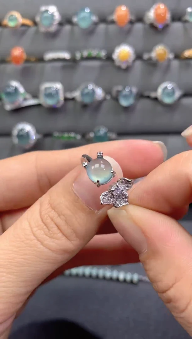 未镶嵌戒指翡翠天然A货翡翠