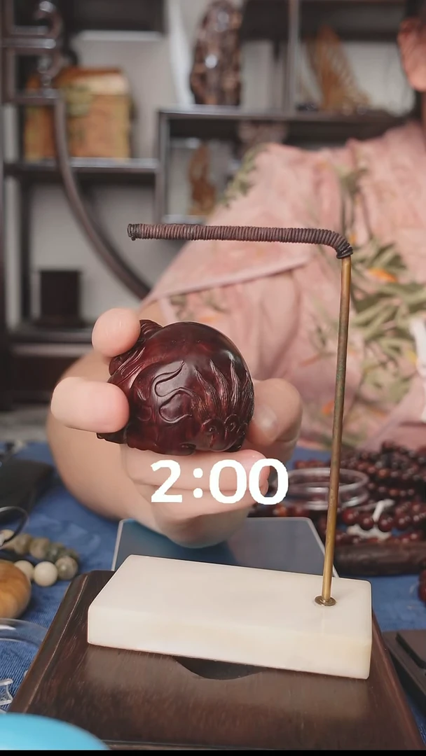 木本降真香红降花梨公摆件-83g