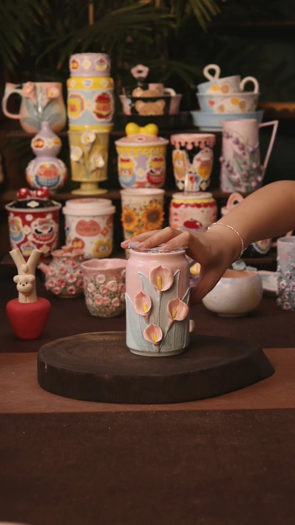 杯子景德镇原创手作陶瓷