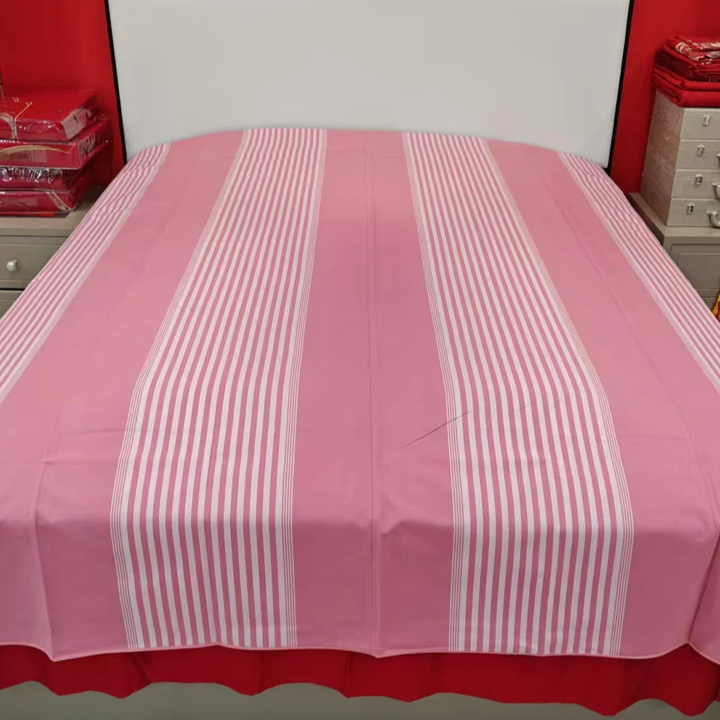 纯手工果边老粗布床单双人纯棉亲肤加厚