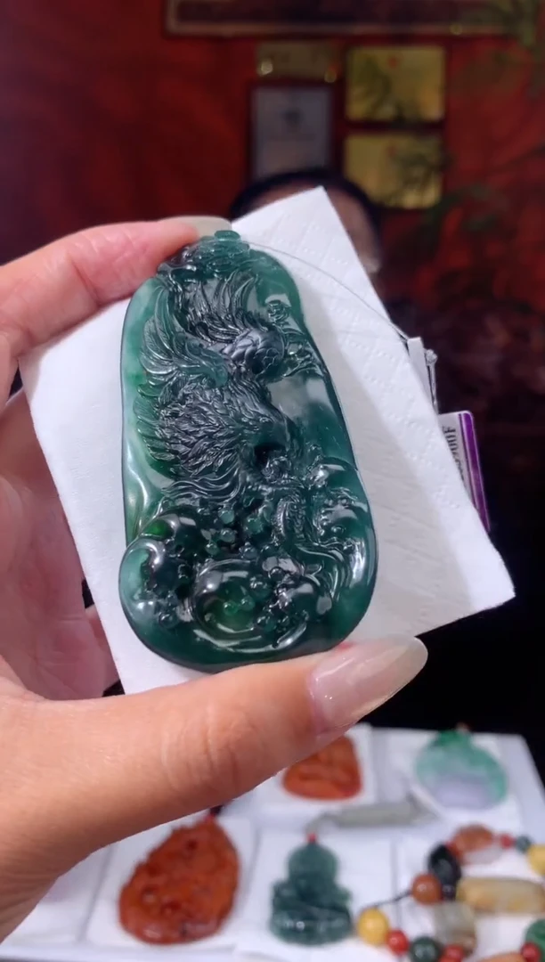 【闪购商品】定制翡翠未镶嵌挂件发货（拍一发一）