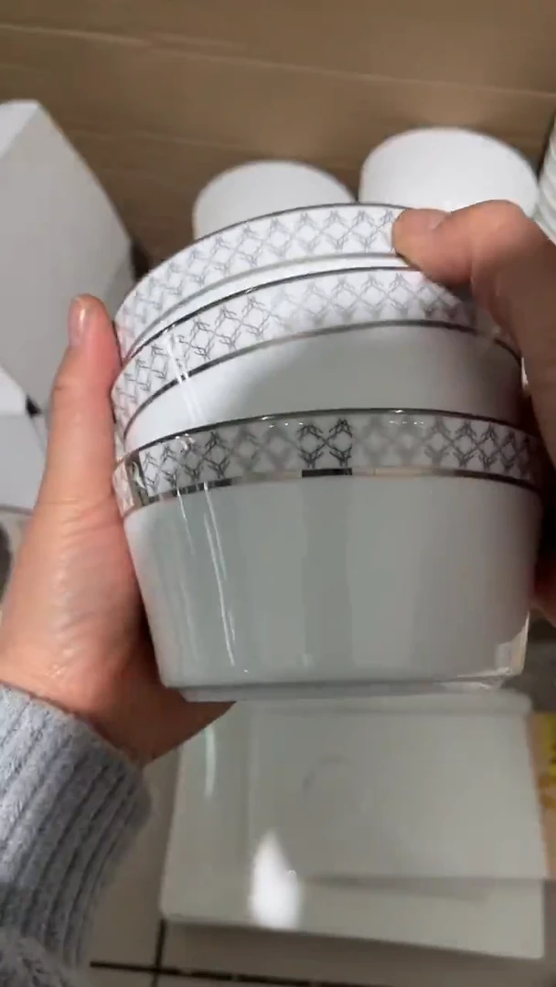 瓷5英寸碗3个隆达