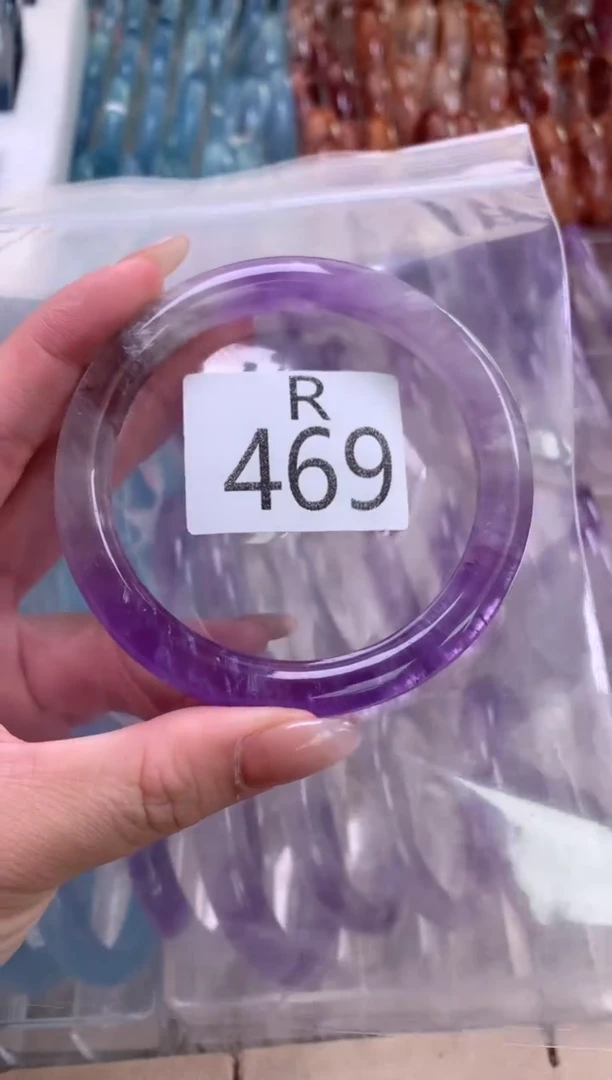 水晶珠宝半成品未镶嵌水晶手镯469-63