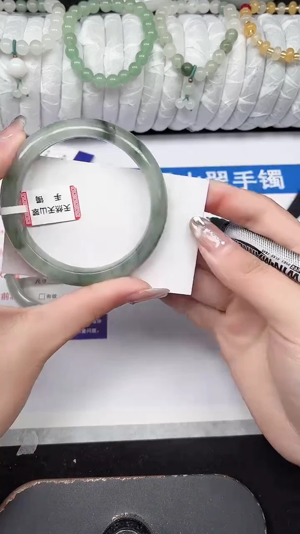 未镶嵌手镯石英质玉356-56/57