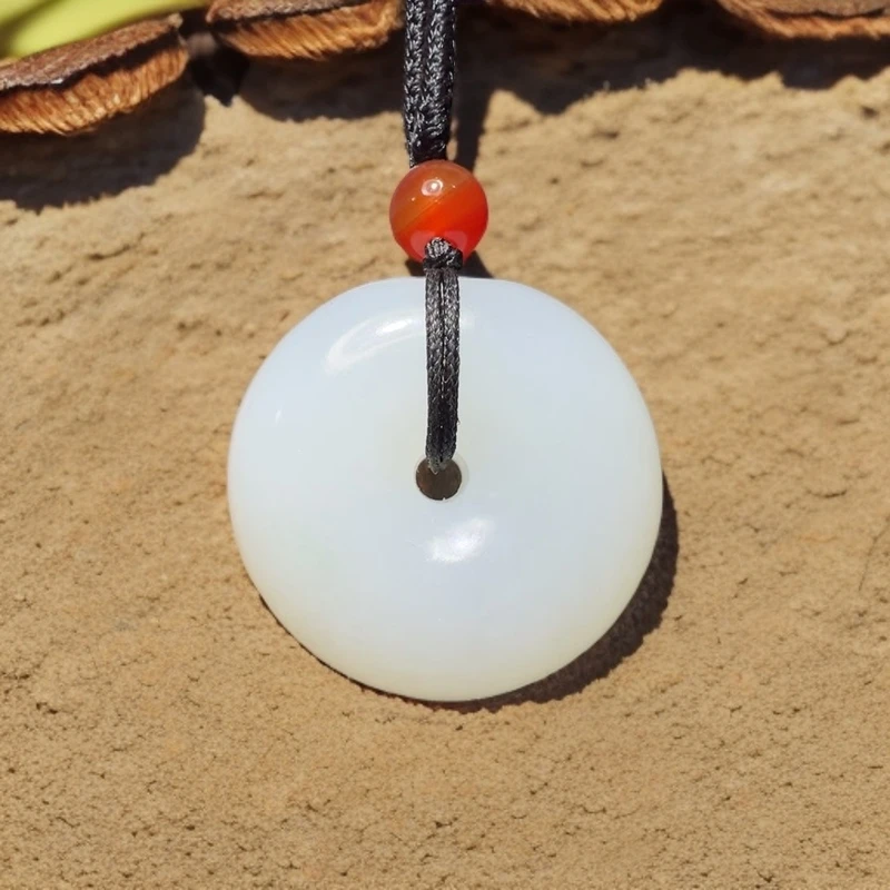 和田玉未镶嵌吊坠(不含链)