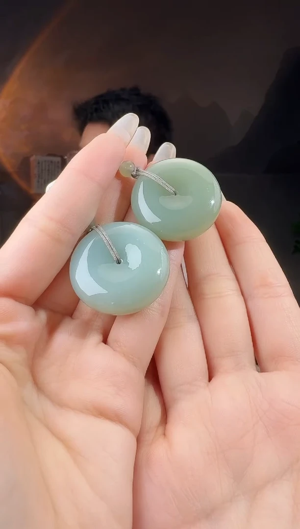 颈饰未镶嵌和田玉平安扣多样性发一