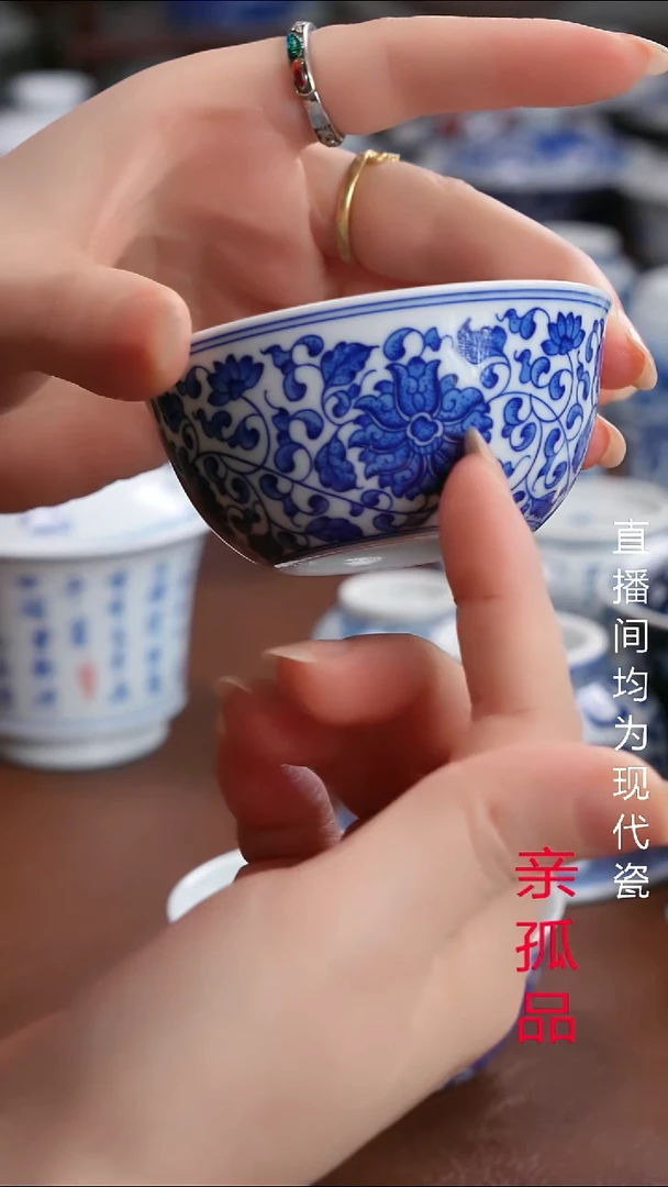 景德镇高端茶器景德镇墨奈手工手绘高端茶器+