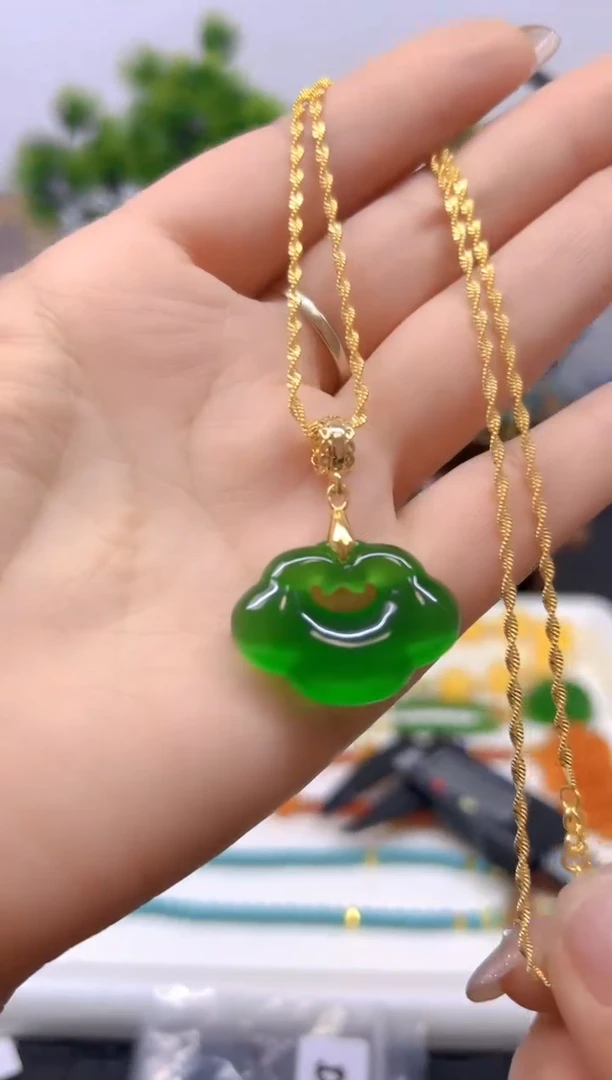 【闪购商品】碧玺吊坠(赠链)未镶嵌吊坠D277