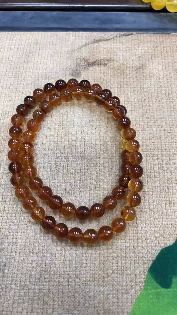 裸石琥珀未镶嵌天然紫罗兰卡8项链假一赔十多样性发其一