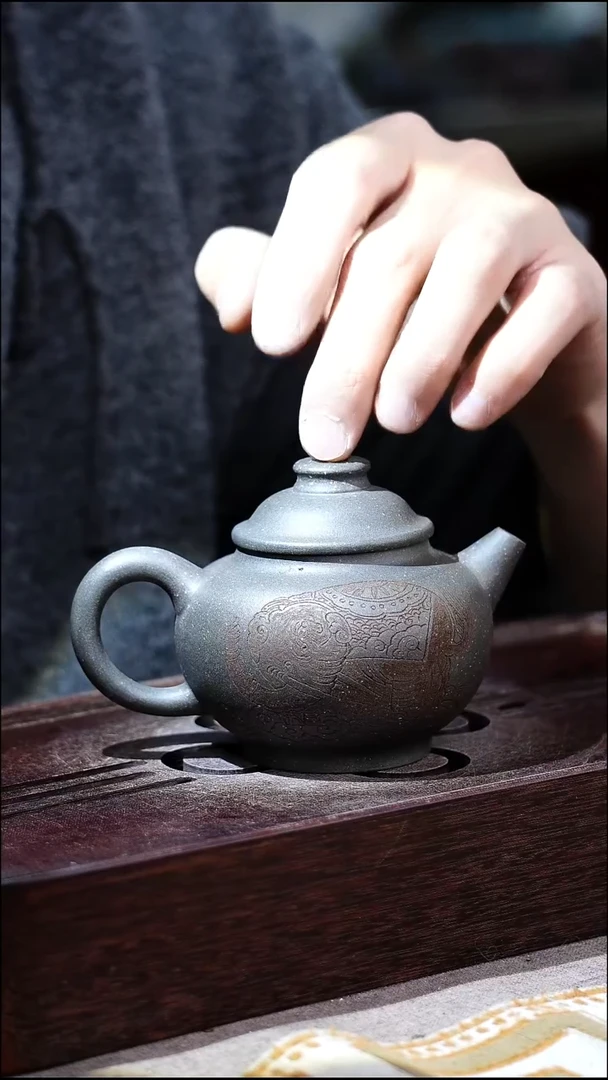 茶壶紫砂宜兴柴烧紫砂壶