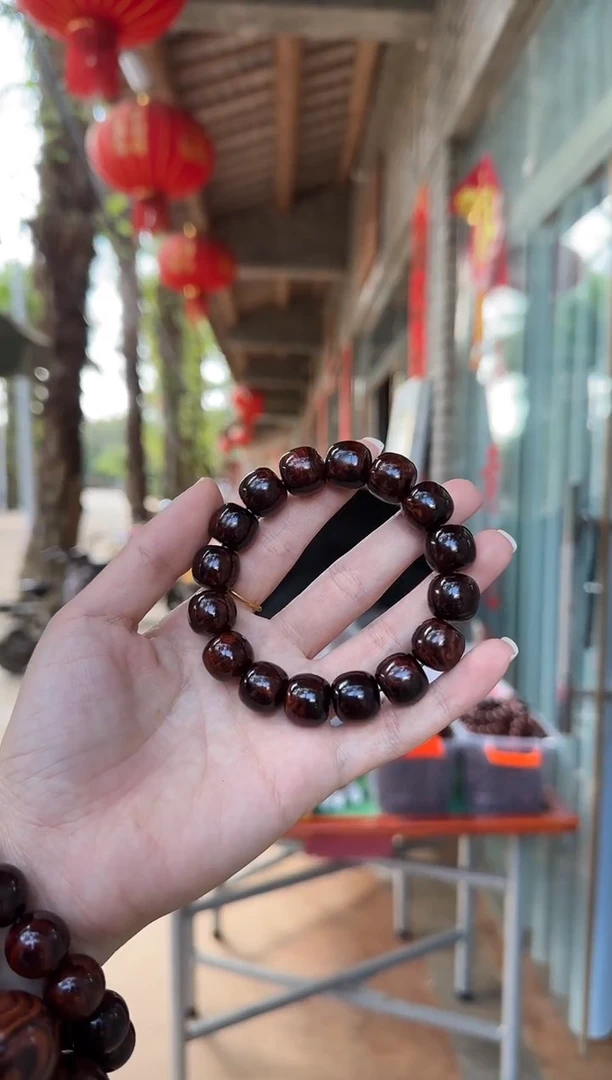 手串/手链黄花梨/降香黄檀海南黄花梨13X14紫油梨土埋老料