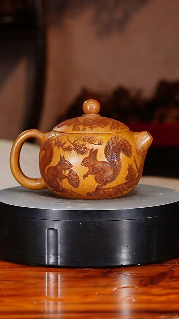 宜兴原矿紫砂壶茶壶500C