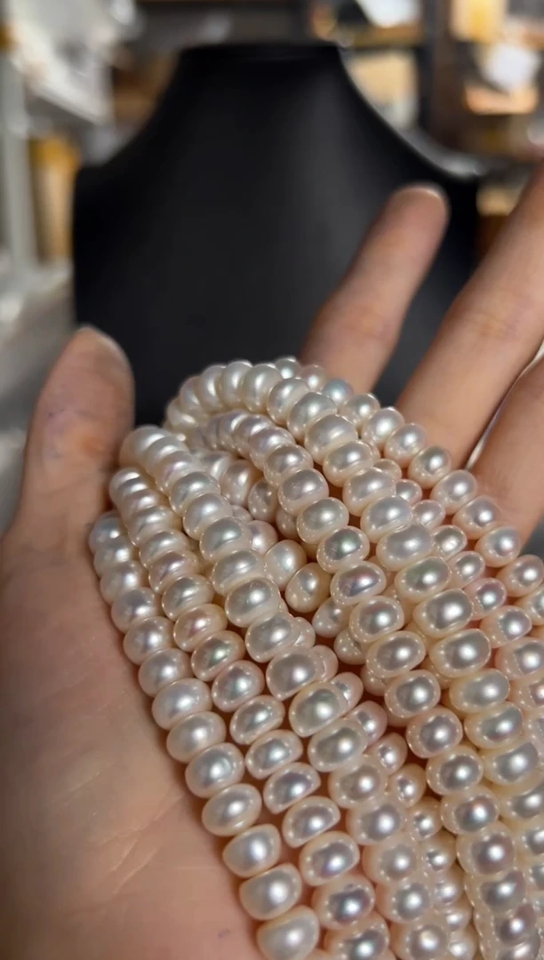 未镶嵌淡水珍珠珠宝奇石KB项链一条