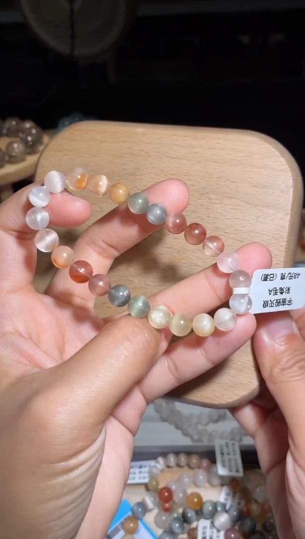 未镶嵌手链水晶4号多样性发一R 7+