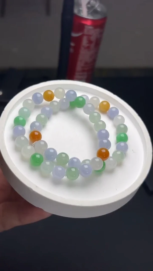 未镶嵌手串翡翠YM1260-2手串8mm多样性发一件