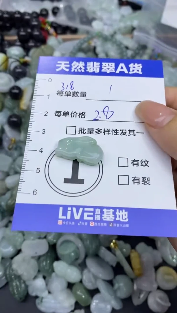 颈饰未镶嵌翡翠天然翡翠A货批量多样性发一件