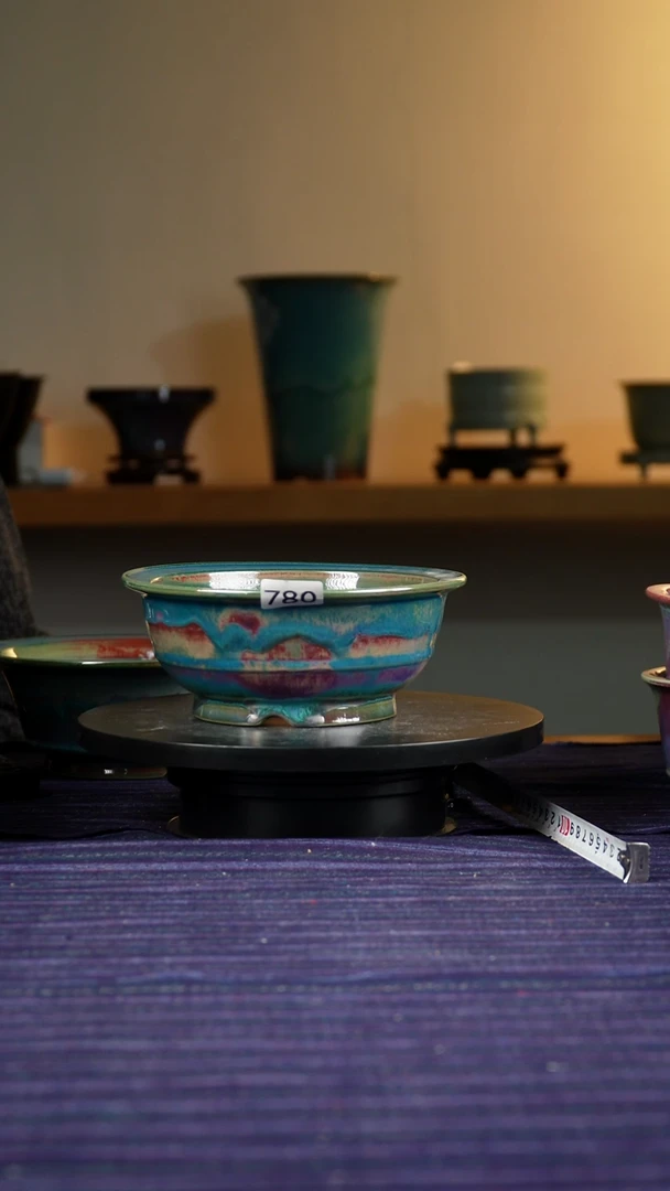 王****）780窑变花盆7/18