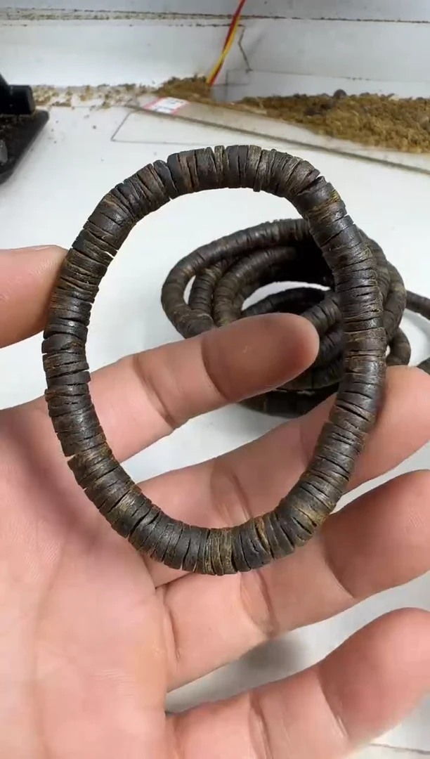 沉香手串0.6规格单圈7克片珠沉水