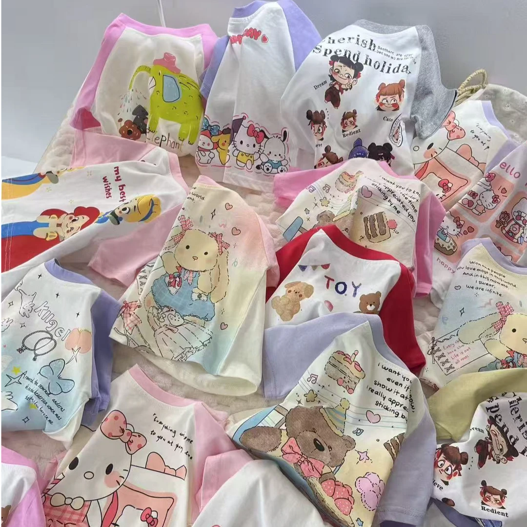 柚子童装店扣号链接 下单前一定要备注编号儿童女童纯棉