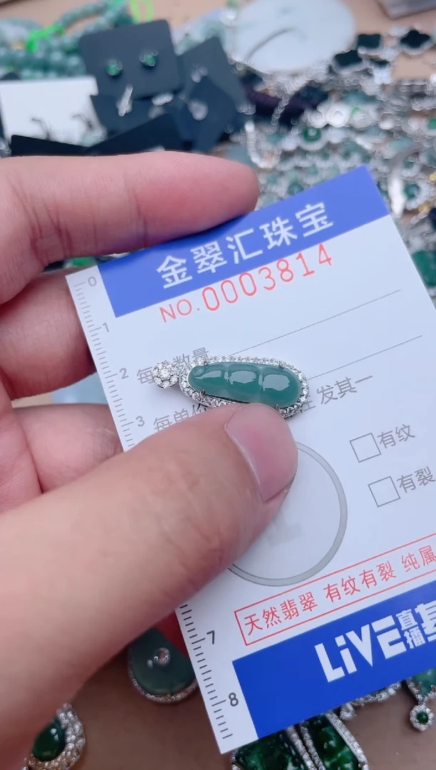 【闪购商品】翡翠颈饰未镶嵌3814.....