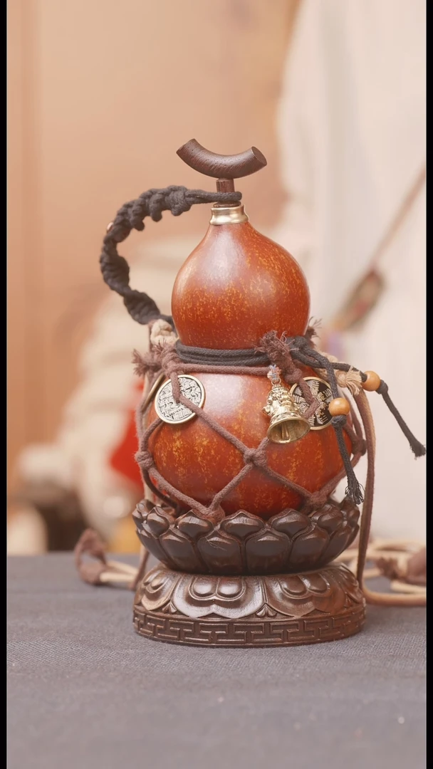 1886号链接精品大漆葫芦现货现发[一物一拍]不包含莲花底座