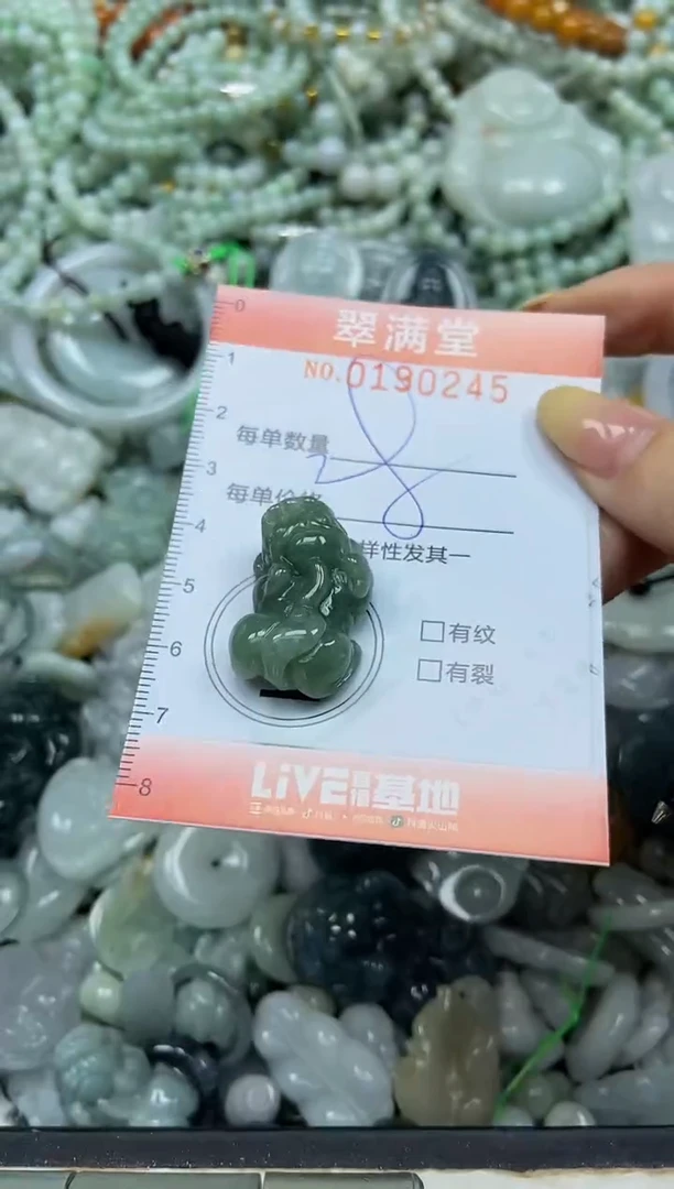 颈饰未镶嵌翡翠闪购0190245