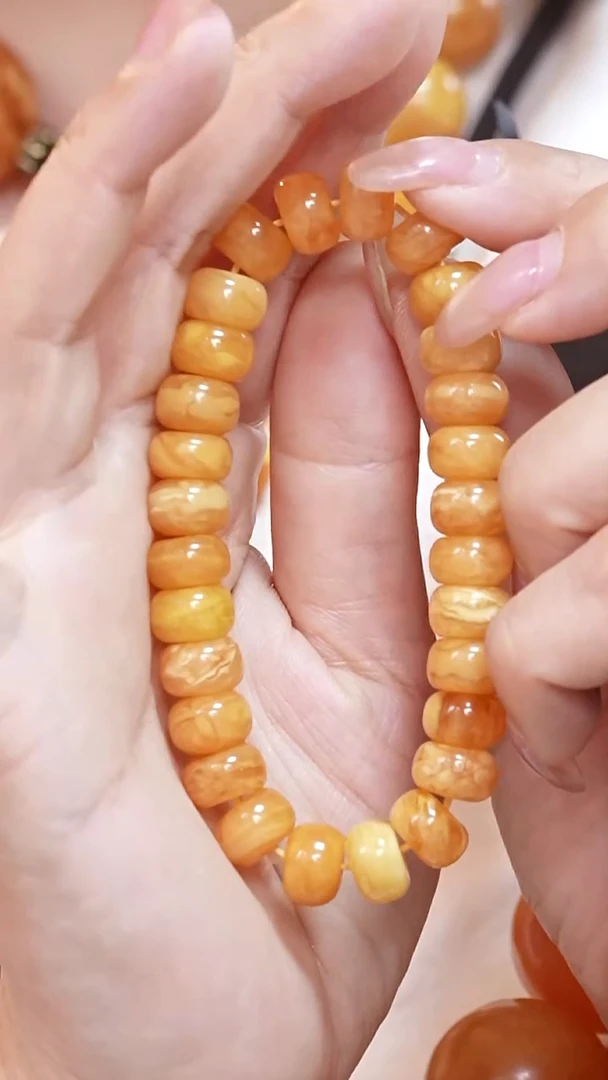 蜜蜡颈饰未镶嵌7676天然蜜蜡珠宝奇石云端妖孽全部保真