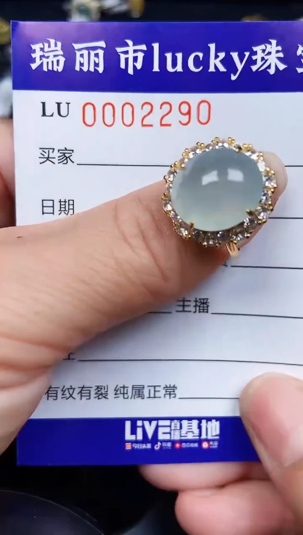 翡翠银S925镶嵌颈饰2290