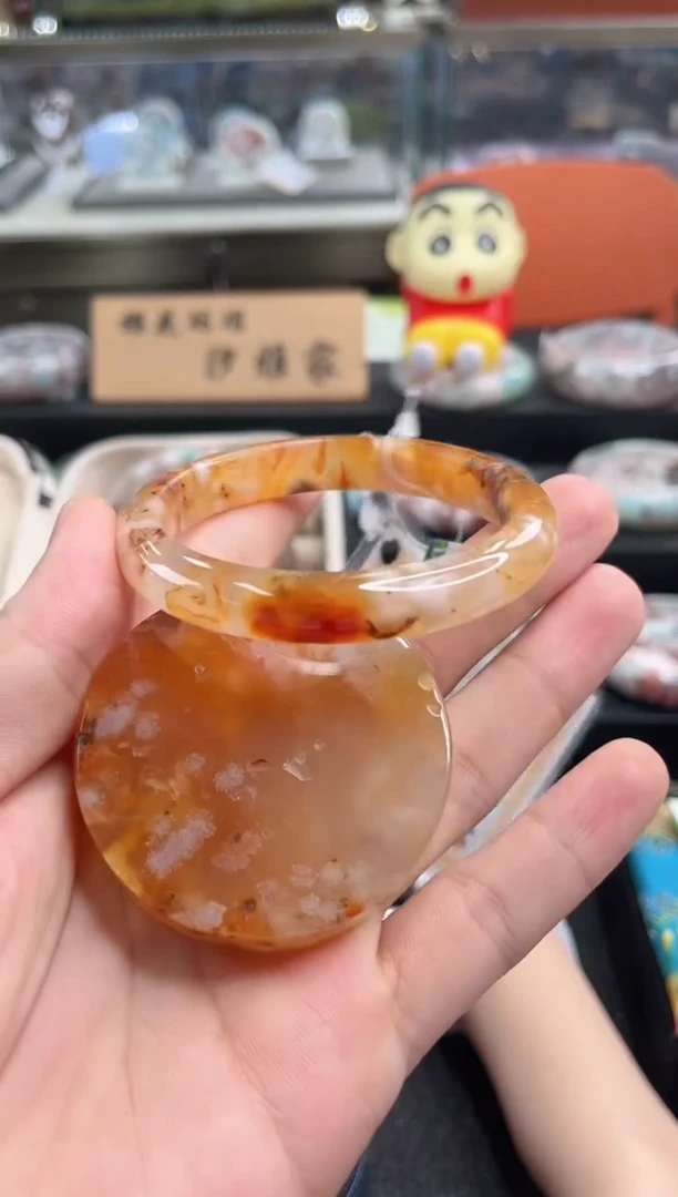 未镶嵌手镯石英质玉56圈口（赠品镯心）6357172
