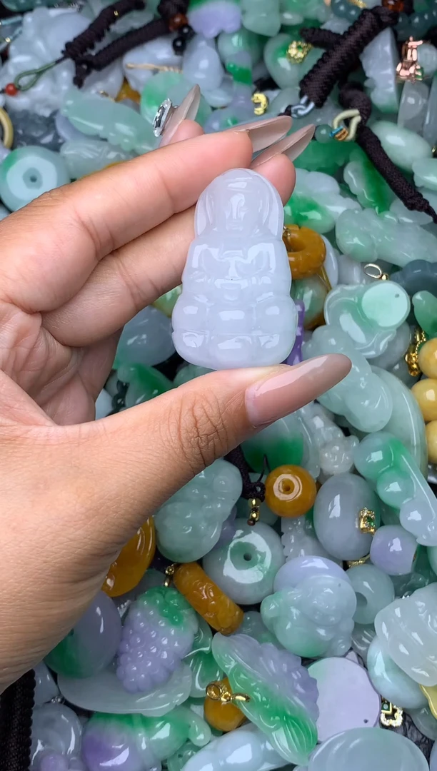 翡翠未镶嵌颈饰天然缅甸翡翠吊坠