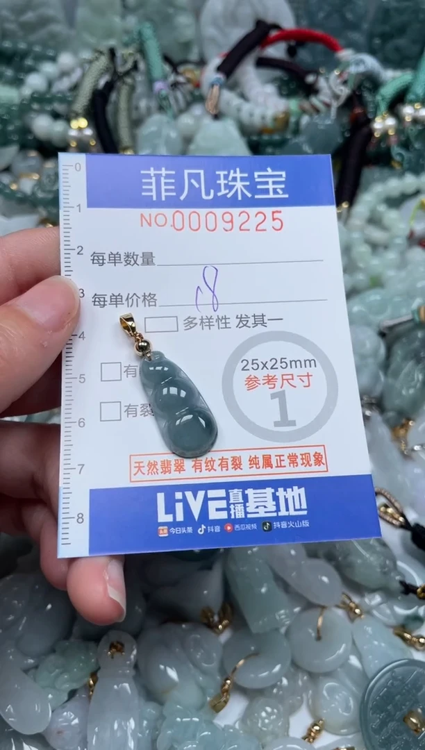 【闪购商品】翡翠颈饰未镶嵌00..9225