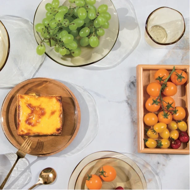 6.5寸荷叶盘+5.5寸荷叶小碗组合装