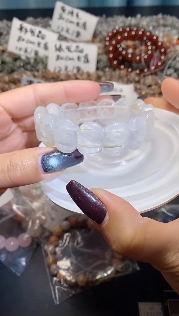 【闪购商品】水晶手串未镶嵌白水晶手牌编号034