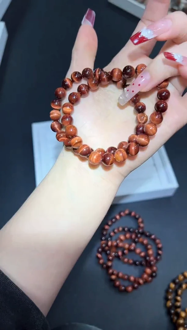 【闪购商品】木变石（虎睛石）手串未镶嵌24h多样性发其一/1条8mm