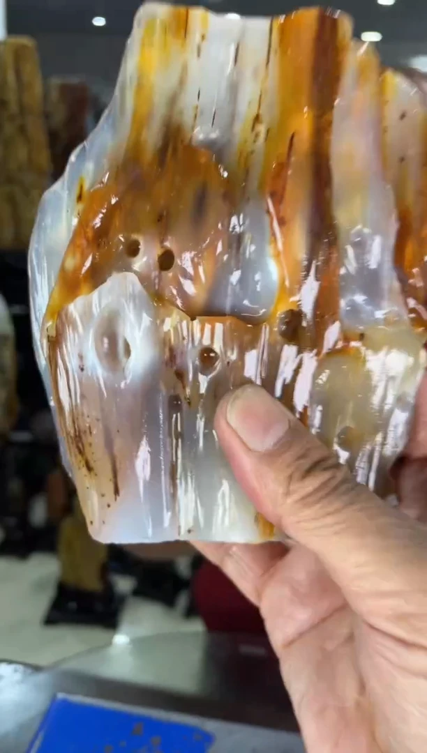 硅化玉摆件未镶嵌7