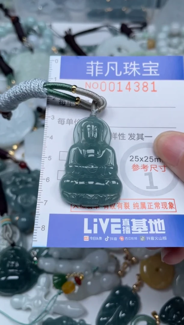 颈饰未镶嵌翡翠14381