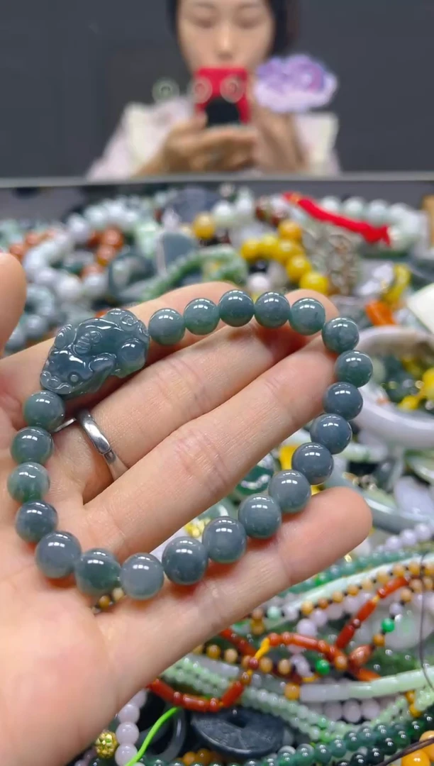 颈饰未镶嵌翡翠8MM