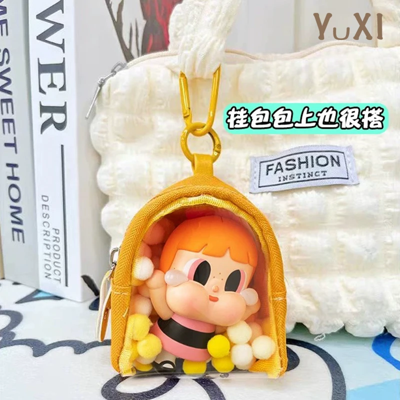 YUXI/与西遛娃包pvc高透明便携外出盲盒展示挂袋手办公仔防尘收纳