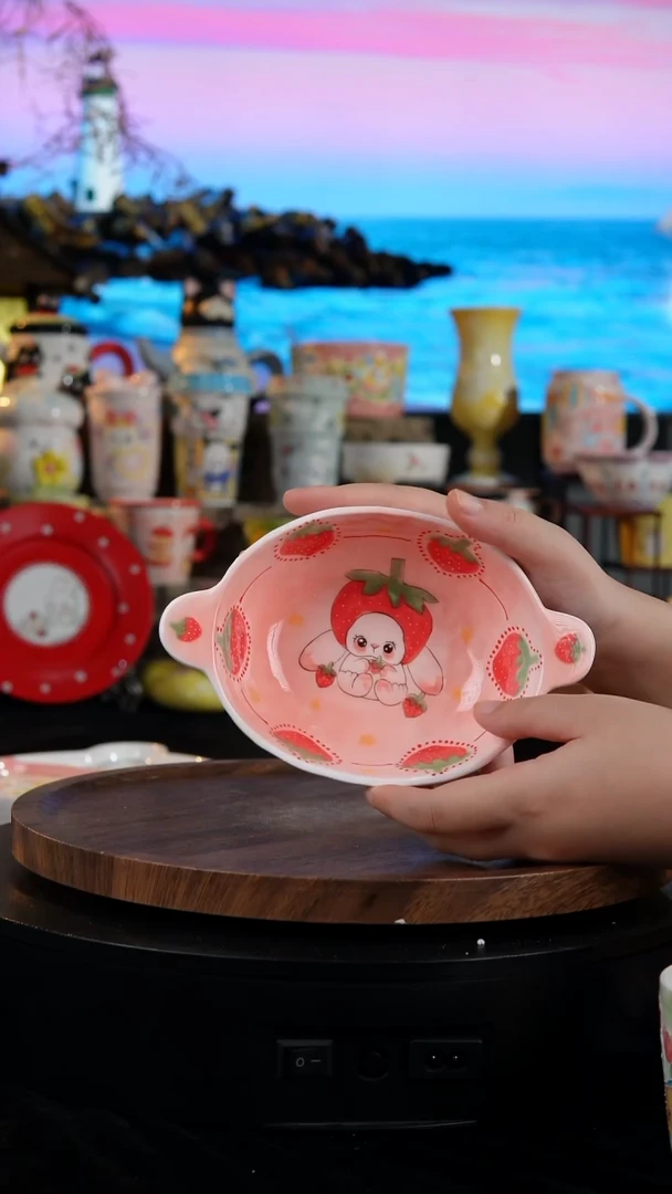 陶瓷便携款景德镇手工手绘陶瓷