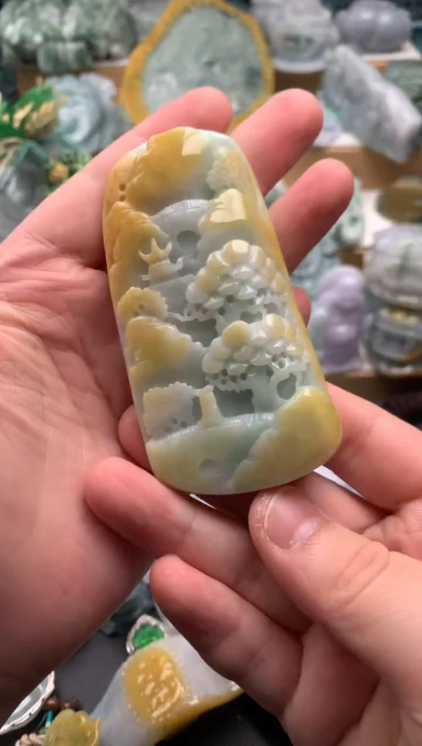 吊坠(不含链)未镶嵌翡翠1