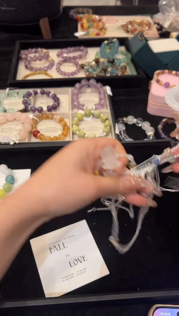 未镶嵌手链水晶小熊项链