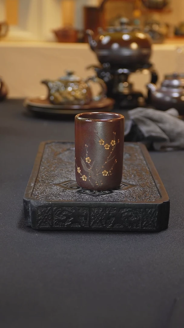 紫砂柴烧纯自然柴烧