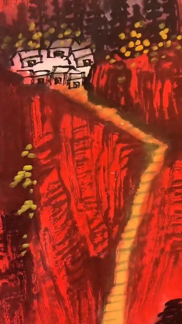 国画王炳杰手绘绘画作品16-13